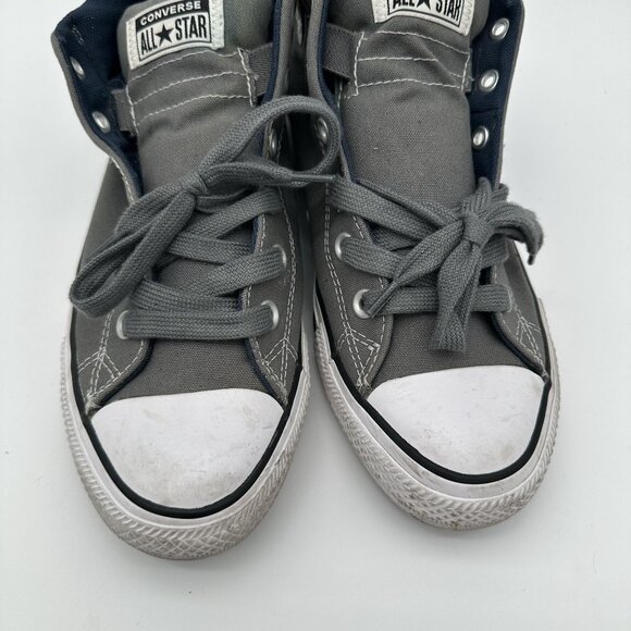 Converse All Star Mens Gray High-Top Sneakers Size 8.5 - Picture 4 of 9